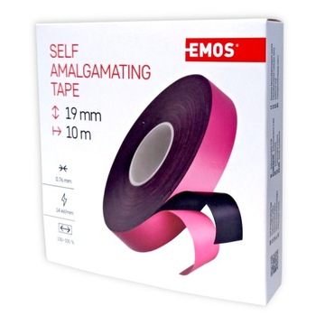 Самоклеящаяся изолента 19мм 10м EMOS F51912