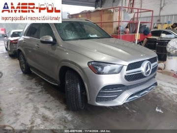 Mercedes GLE V167 2020 Mercedes-Benz GLE 2020 Mercedes-Benz GLE GLE 350 4MATIC SUV 2.0 Benzyna