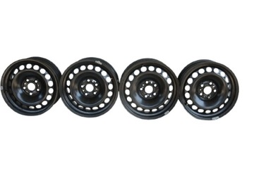 4× DISK OCELOVÝ VOLKSWAGEN OE 7N0601027E 6.5" X 16" 5X112