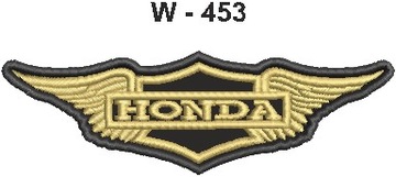 Honda skrzydła, naszywka motocyklowa