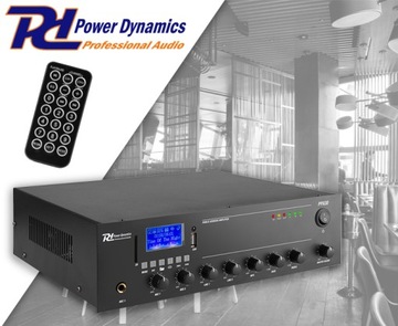 Инсталляционный усилитель с PD-микшером 100 В 30 Вт