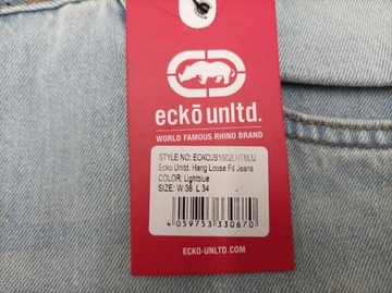 Ecko Unltd. Hang Loose Fit Jeans, spodnie męskie jeansowe, r.38/34