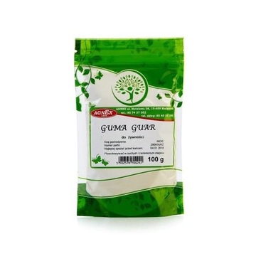 GUMA GUAR 100g NATURALNA CZYSTA MOCNA ZAGĘSTNIK