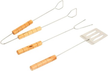 НАБОР СТОЛОВЫХ ПРИБОРОВ ДЛЯ ГРИЛЯ ЩИПЦЫ ПРИНАДЛЕЖНОСТИ ДЛЯ ГРИЛЯ 3 ШТ.