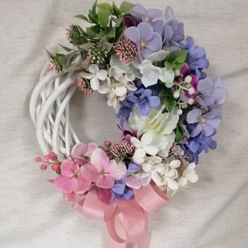 Цветочный венок для плетеных дверных тростников