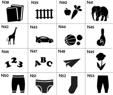 Наклейки для коробок, организация игрушек, детские, набор из 3 штук, различный дизайн