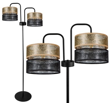 NOWOCZESNA LAMPA STOJĄCA PODŁOGOWA ABAŻUR LOFT LED