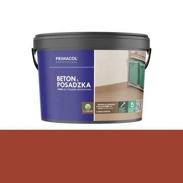 Farba Beton Posadzka PRIMACOL MOCNA 4,5l ceglany