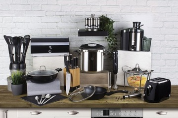 Zestaw garnków 15-ele BERLINGER HAUS Black Silver BH-6155