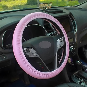 КОМПЛЕКТ РОЗОВЫХ СТАЛЬНЫХ КОЛЕС АВТОМОБИЛЬНЫХ ГАДЖЕТОВ