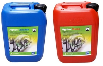 AGRISOL ZASADA I KWAS ŚRODEK DO MYCIA DOJAREK 10KG
