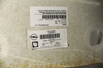 ПОТОЛКА OPEL ASTRA J HB 5D 5 ДВЕРЕЙ 09-15