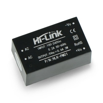 Zasilacz Hi-Link HLK-PM01 100V-240VAC / 5VDC