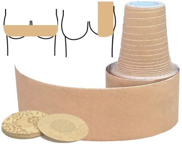 Taśma Modelująca dekolt unosząca biust Tape PushUp