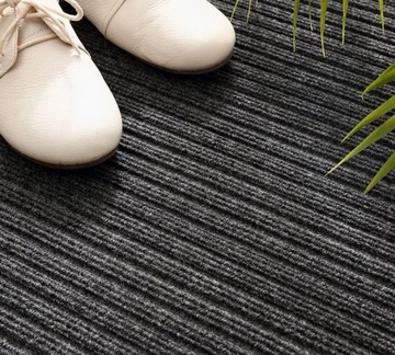 КОВРИК ДЛЯ ОБУВИ, РЕЗИНОВЫЙ, НАРУЖНЫЙ, ИНТЕРЬЕР, 90x150, СЕРЫЙ