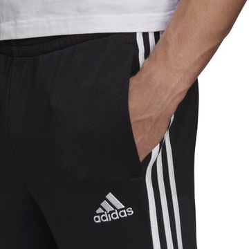 SPODNIE ADIDAS ZWĘŻANE CZARNE R0Z. XXL ESSENTIALS KLASYCZNE TRENINGOWE