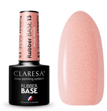 CLARESA RUBBER BASE BAZA KAUCZUKOWA HYBRYDA Z DROBINĄ- 13