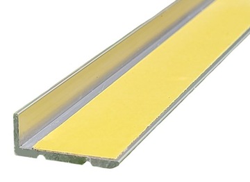 НАКЛЕЙНАЯ СТУПЕНКА ЭФФЕКТОР A31 | Алюминий AFREZJA 25x10мм | 180 см