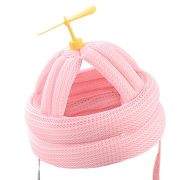 Детская защитная кепка, противоударный шлем, маска стрекозы, розовая