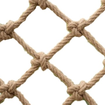 Siatka zabezpieczająca z liny konopnej Lina zabezpieczająca Siatka dla dzie