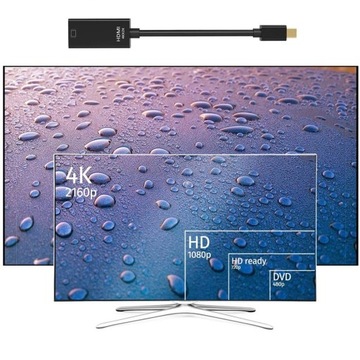 КАБЕЛЬНЫЙ АДАПТЕР КАБЕЛЬ МИНИ-ПОРТ ДИСПЛЕЯ DP НА HDMI 4K UHD АДАПТЕР