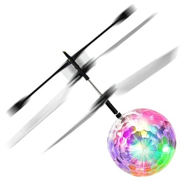 KULA UFO DISCO ŚWIECĄCA LED ZDALNIE STEROWANA IR DRON HELIKOPTER AG362D