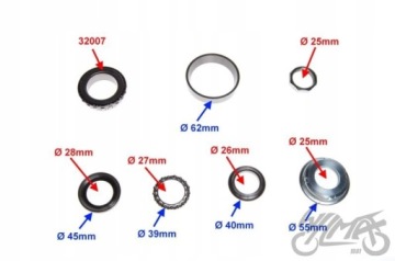 ПОДШИПНИКИ РУЛЕВОГО КОЛЕСА QT-4