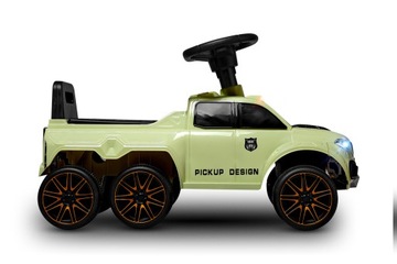 Jeździk XXXL PICKUP NA 6 KÓŁ Muzyka Światła LED prezent na roczek