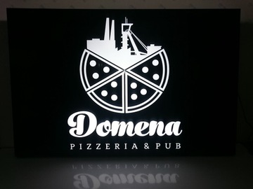 Мощный рекламный короб со светодиодной подсветкой 100х50см.