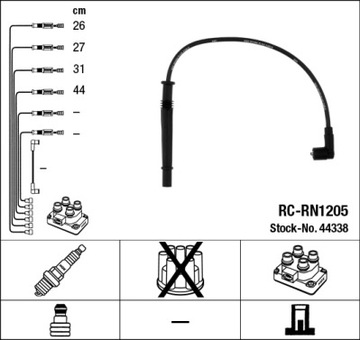 RC-RN1205 NGK SADA PŘÍVODŮ 44338
