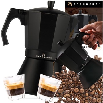 KAWIARKA ALUMINIOWA 300ml 6 FILIŻANEK DO ESPRESSO