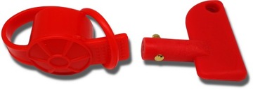 HEBEL RYGIEL WYŁĄCZNIK PRĄDU 12/24V 300A + KLUCZ