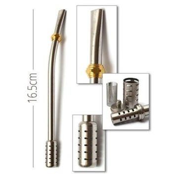 Bombilla Nueva, potrójne filtrowanie Yerba INOX