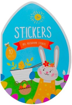 Пасхальные наклейки Пасхальные яйца Банни Куриный микс 3 x 10 карт мин 450 шт.