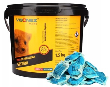 VIGONEZ MARS 1500 g TRUTKA NA ŁASICE KUNY GRYZONIE