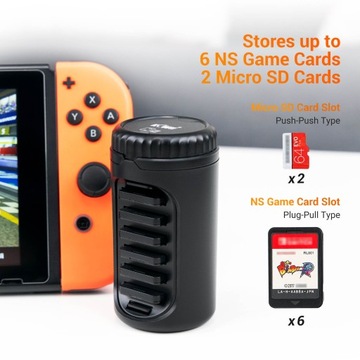 Коробка для хранения игровых карт Nintendo Switch с 8 слотами