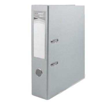 SEGREGATOR Z OKUCIEM A4 7,5CM SZARY PENWORD