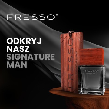 Fresso Signature Man Автомобильные духи Автомобильный аромат 50 мл + КАРТА ТЕСТЕРА