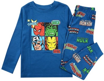 PIŻAMA chłopiec bawełna MARVEL COMICS 122 R318F