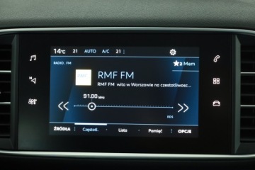 Peugeot 308 II SW Facelifting 1.5 BlueHDI 130KM 2019 Peugeot 308 1.5 BlueHDi, Salon Polska, Serwis ASO, zdjęcie 8