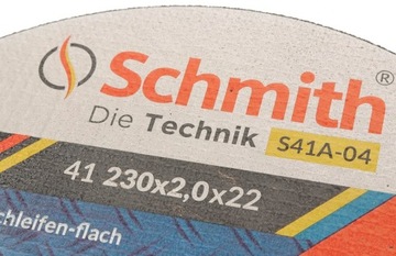 ДИСКИ РЕЖНЫЕ ПО МЕТАЛЛУ SCHMITH 230x2 ПРОЧНЫЕ С АЛМАЗНЫМИ ЧАСТЯМИ