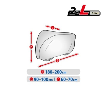 Брезент для двух велосипедов 2хД 180 - 200 см