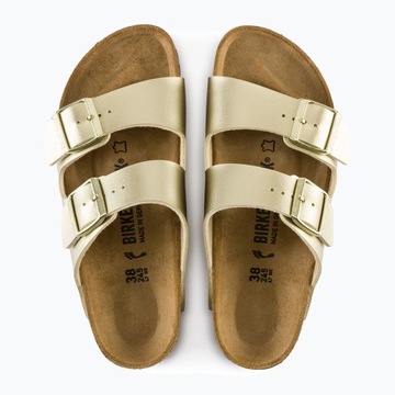 Klapki damskie BIRKENSTOCK Arizona BF Narrow gold 40 EU