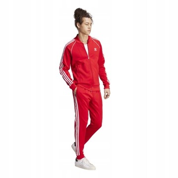 Spodnie dresowe męskie adidas IM4543 czerwone