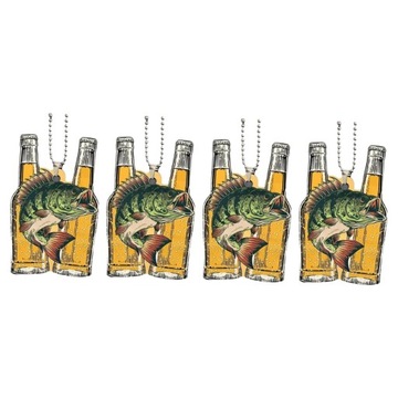 4x Generic Fish Ozdoby samochodowe Kreatywne akcesoria samochodowe Funny Car Style A
