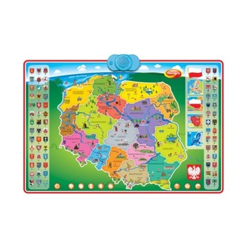 Развивающая игра Dumel Discovery ИНТЕРАКТИВНАЯ КАРТА ПОЛЬШИ DD61171