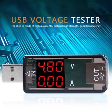 МЕТР ВОЛЬТМЕТР USB-ТЕСТЕР НАПРЯЖЕНИЯ AMPEROMIE