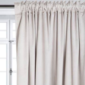 ZASŁONA ZIENNA WELWETOWA BEŻOWA ESSENTIALS HOMLA 140x250