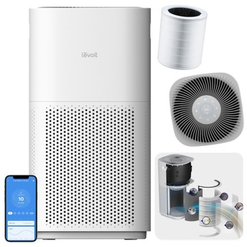 Очиститель воздуха Levoit Core 600S HEPA H13 CADR 697 м3/ч smart 147 м2