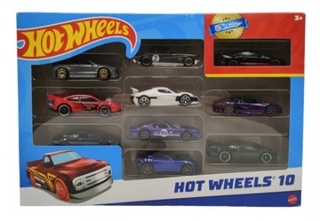 ZESTAW SAMOCHODÓW HOT WHEELS 10-PAK MATTEL MIX